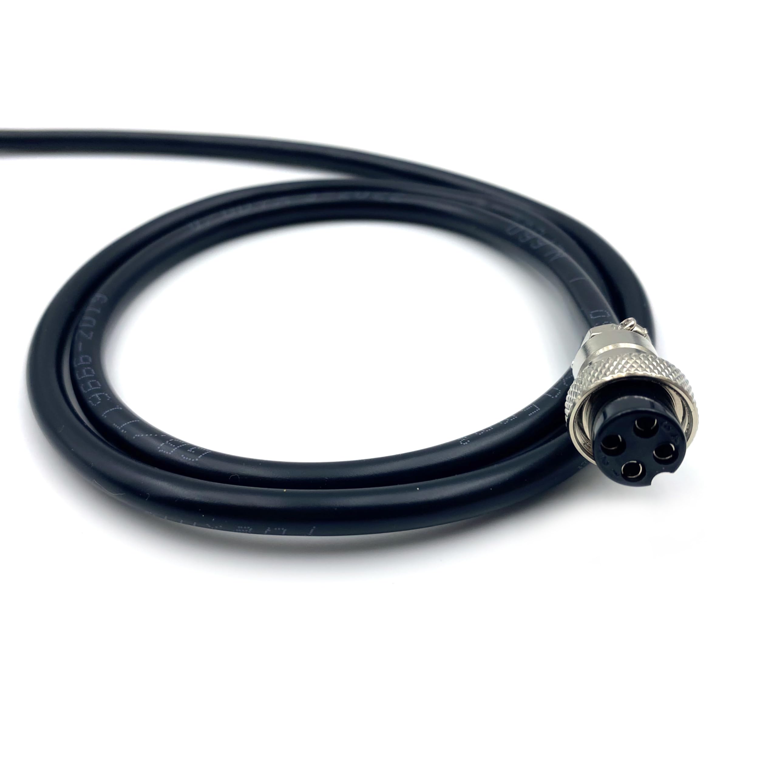 16.4 ft GX16 4 Pin Single Female Cable, GX16 4Pins Female Head Aviation Cordset Electrical Connector Panel Mount Circular Metal Adapter Cordset for Ships 7A 125V 20AWG (5meter)