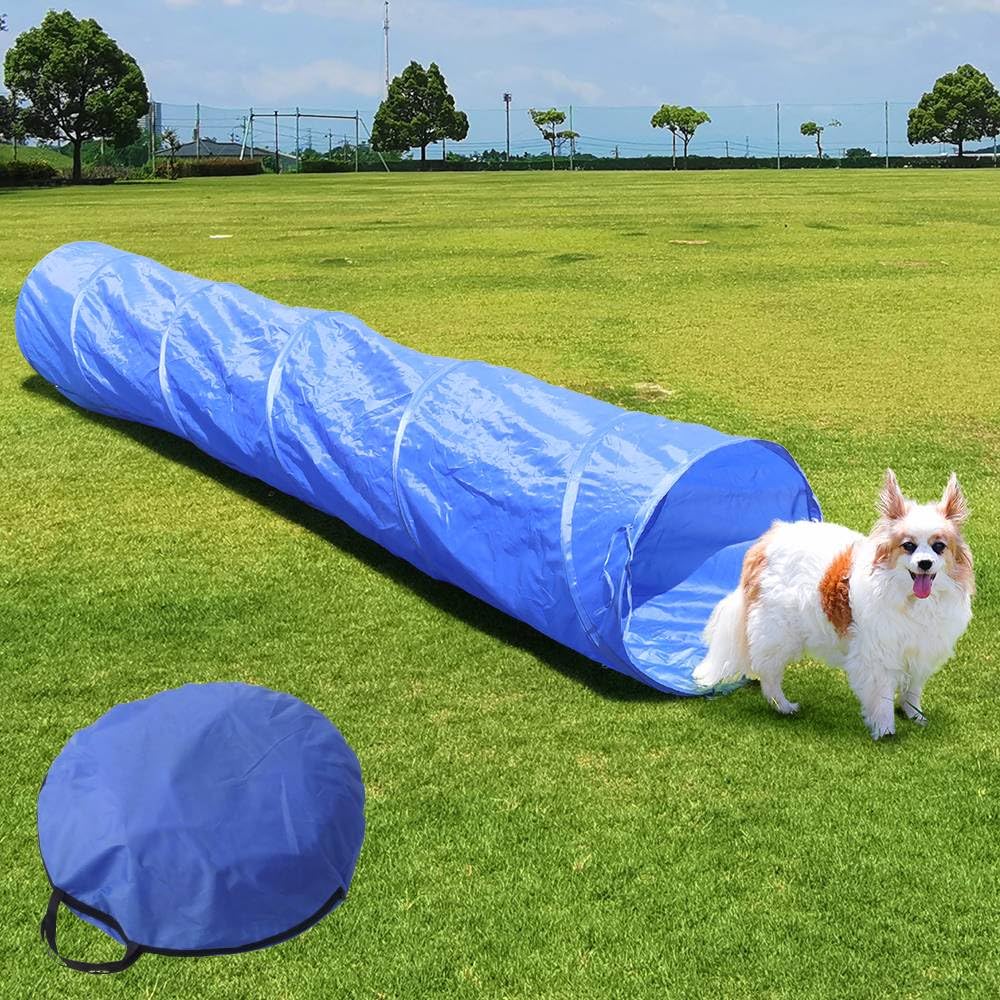 アジリティ　犬　レギュレーター Amazon | Bonarca ペット トンネル アジリティ 幅3m 直径50cm 犬