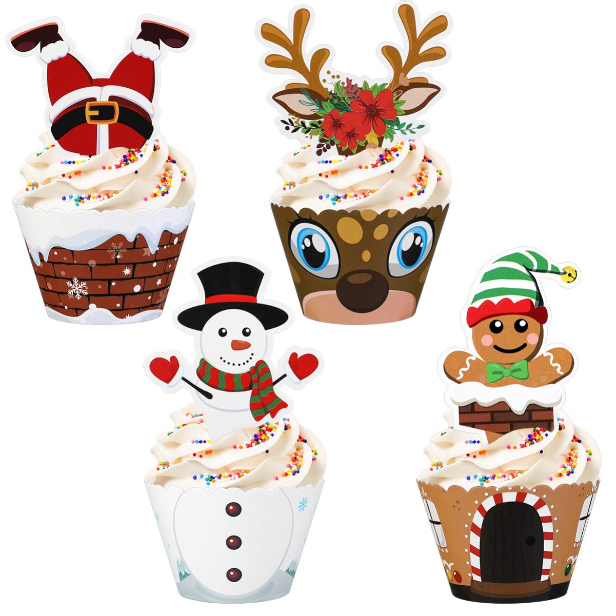 Kaart Van Kersttaart, Klaar Om Te Eten Op Een Bijtende Plaat Stock Foto - Image of decoratie