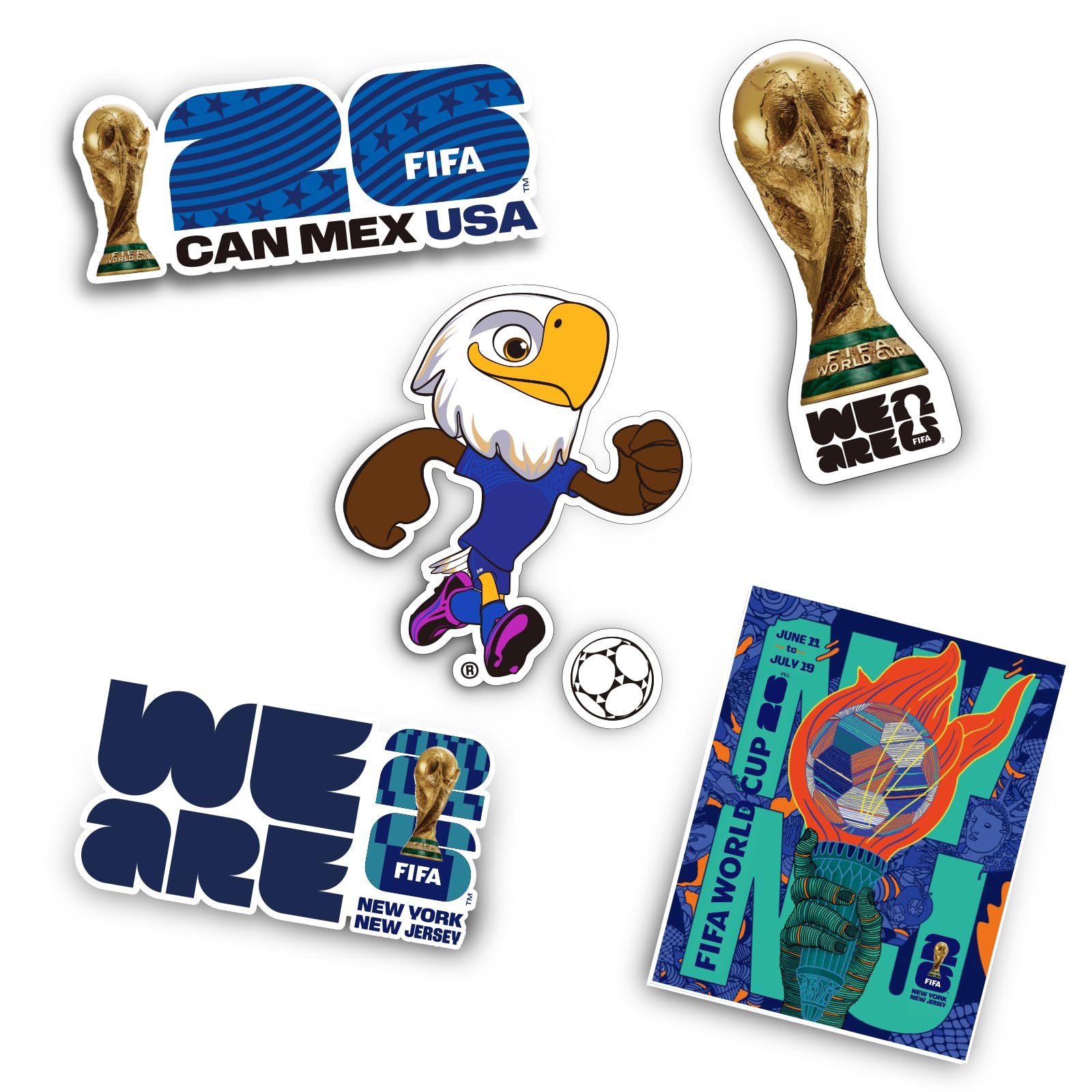 Amazon.com: MESUCA FIFA 2026 World Cup Fridge Magnet Strong Hold