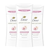 Dove Advanced Care Antiperspirant Deodorant for Women Sakura Blossom & Yuzu 3 pack 72 hour sweat and odor protection 2.6 oz