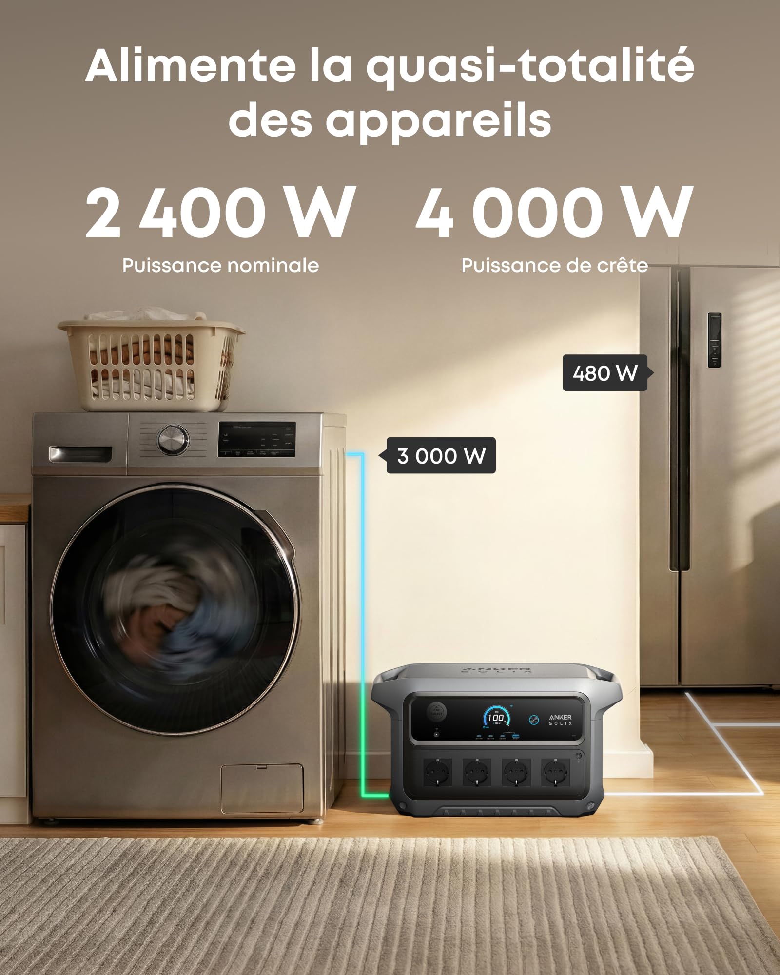 Anker SOLIX C2000 Gen 2 Station électrique portable 2 400 W