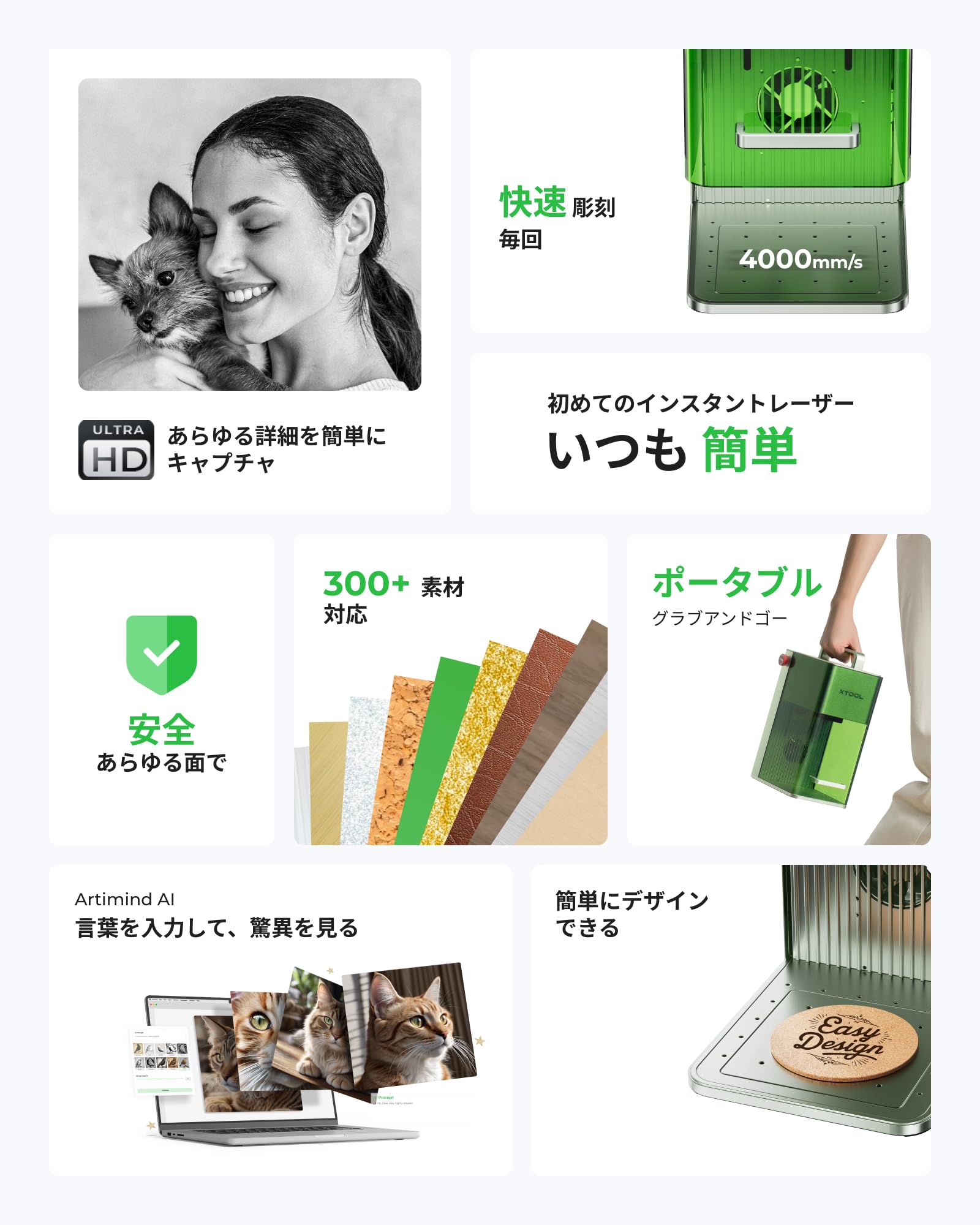 xTool F1 Lite 10W レーザー彫刻機 Amazon.co.jp: xTool F1 Lite レーザー彫刻機 10Wパワー 240,000mm/min