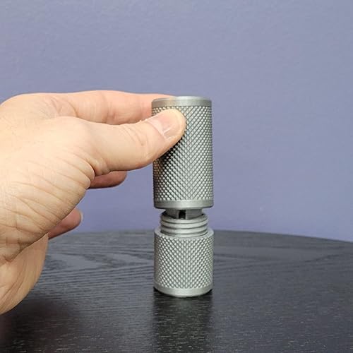 Vista 13 de Znet3D Eye Drop Vial Holder & Travel Carry Case - Securely Holds Three (3) Single-Use Vials - Screw-On Lid, Knurled Pattern - Keep Vials Safe & Silk