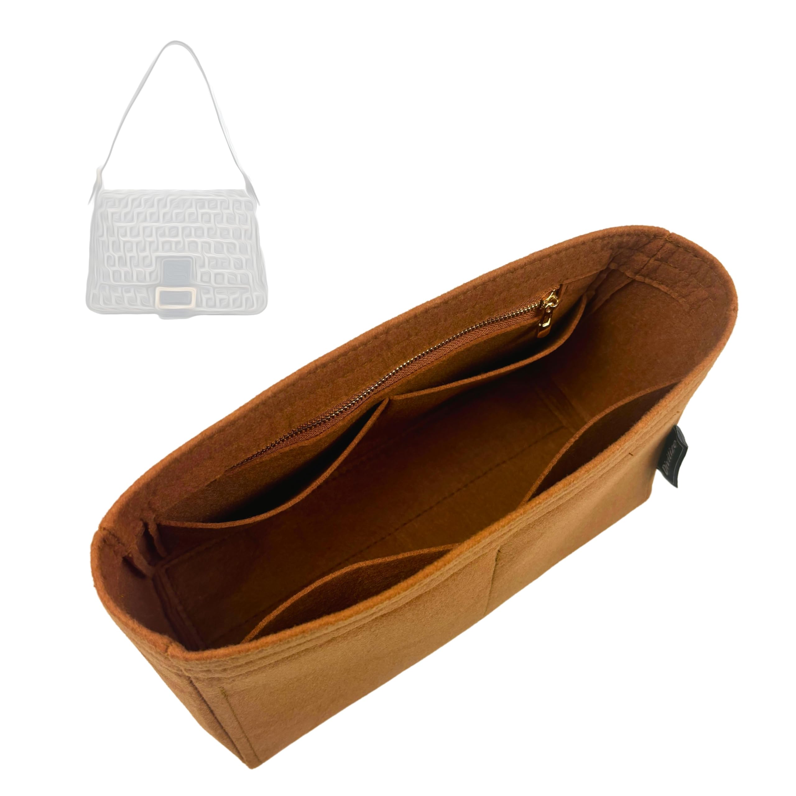 Premium Purse Organizer compatible with Fendi Zucca Mamma Bag Insert — Perfect Fit, Durab…