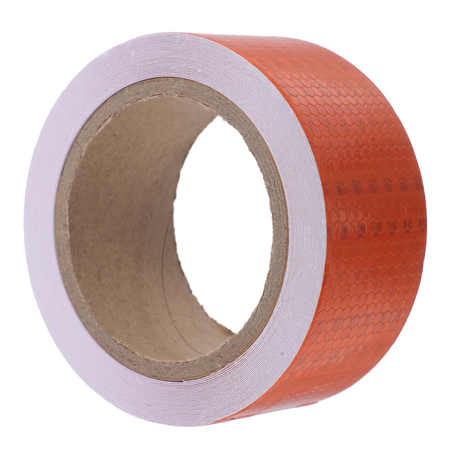 jojofuny 4 Rollos Cinta adhesiva reflectante color cinta reflectora cinta de neón cinta reflectante exterior cinta reflectante para ropa de polivinilo Orange