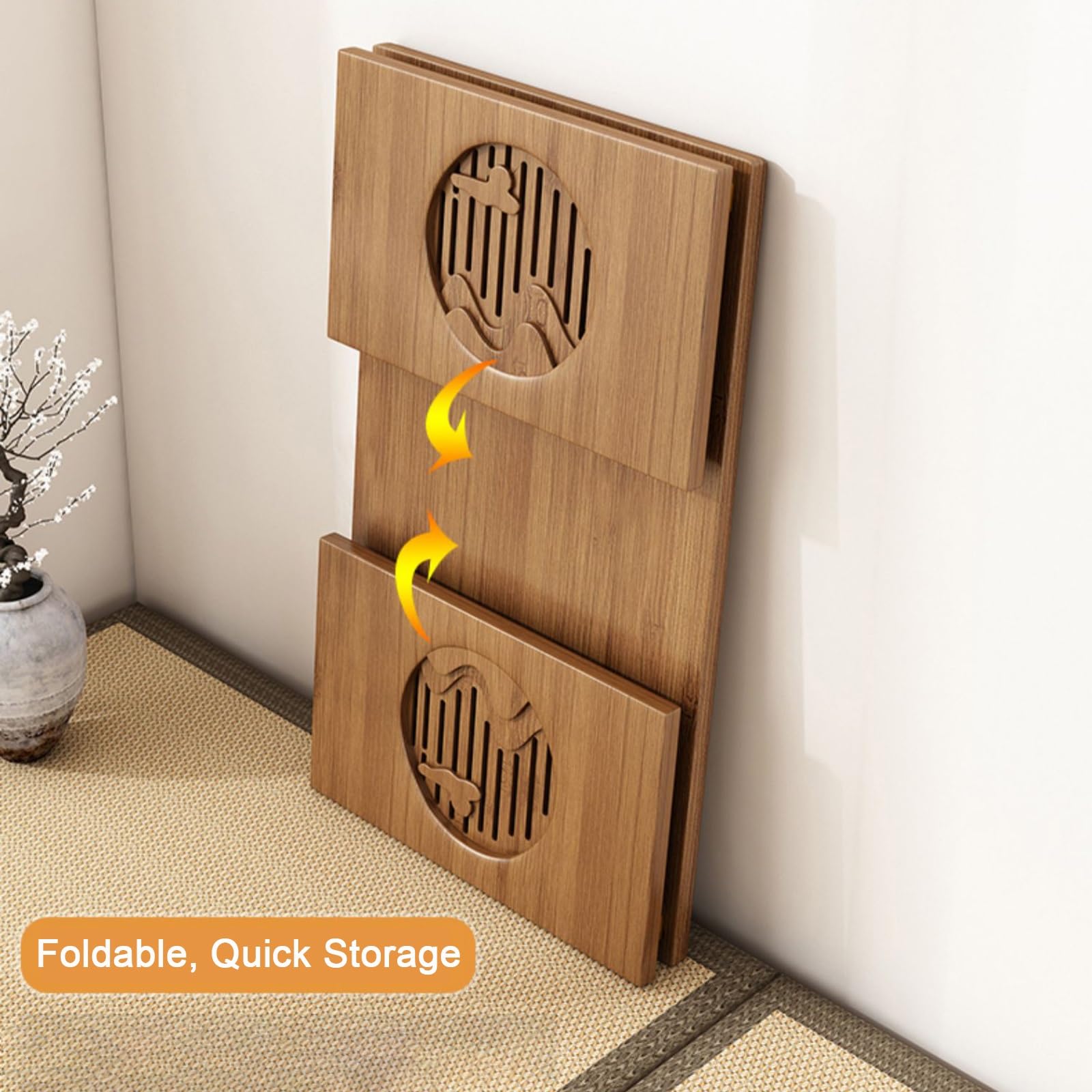 Amazon｜折りたたみ式コーヒーテーブル、折りたたみ式フロアサイド