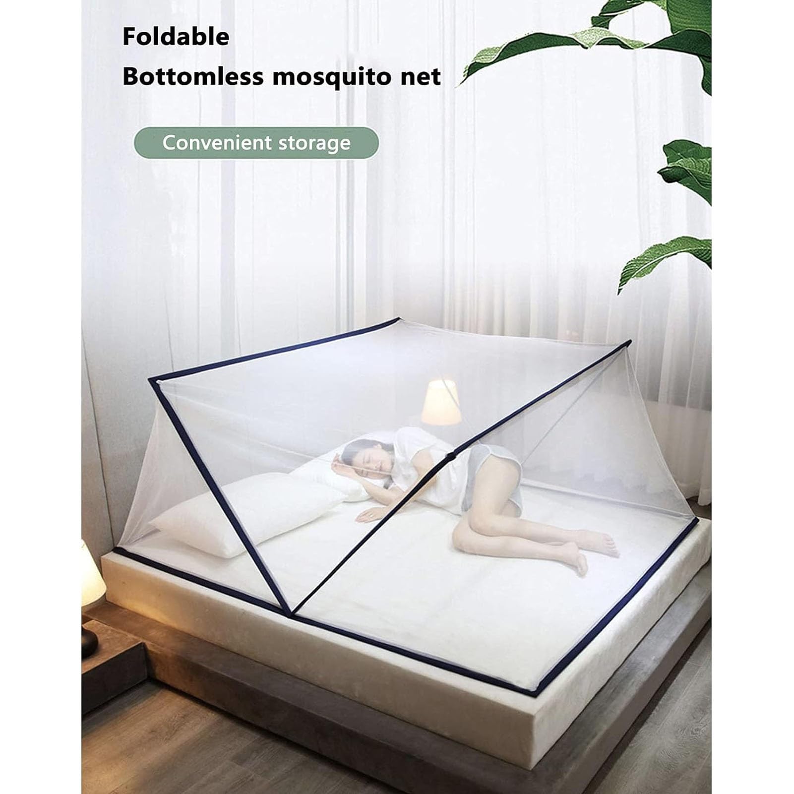 Zanzariera Tenda Pop-Up, Rete Anti-Insetti Portatile Per Viaggio Casa | Zanzariera Pop-up Istantanea Senza Fondo, Rete Fine, Telaio In Fibra Di Vetro, Borsa Portatile Per Viaggio