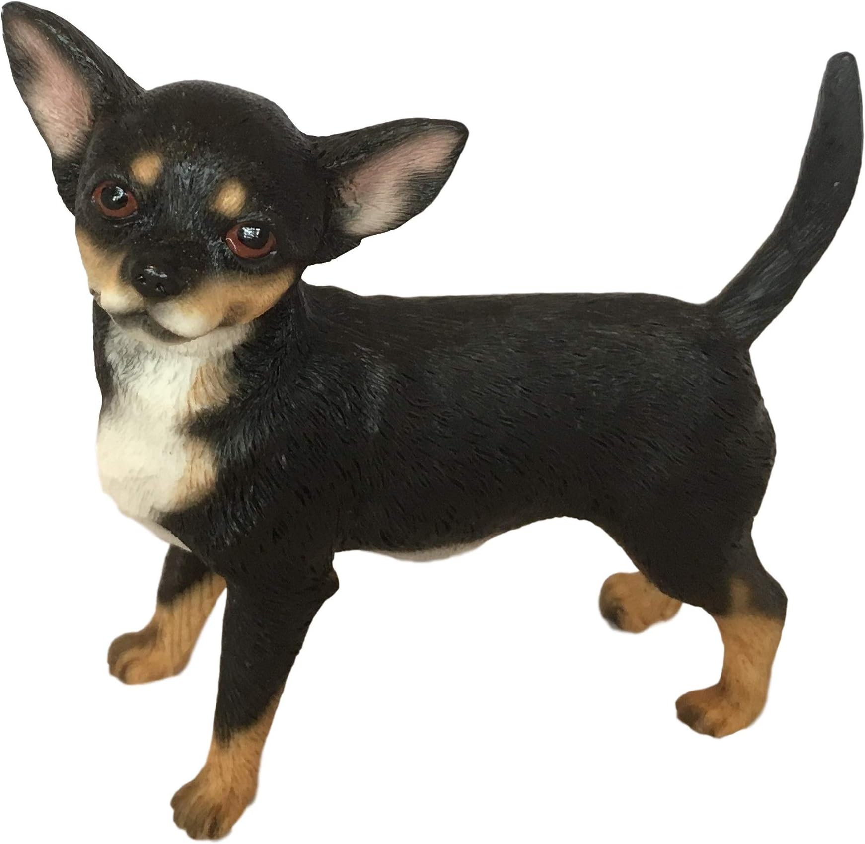 The Leonardo Collection Chihuahua Dog Ornament, Black, Tan and White, 11x6x11cm, LP41668