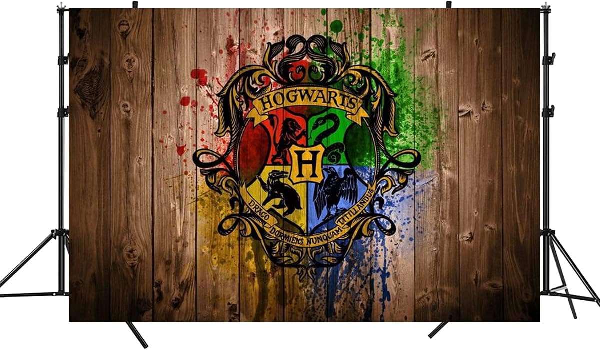 7x5ft Magic Wizard School Backdrop,Magic School Background for Photography Boy Birthday Party Decoration Supplies