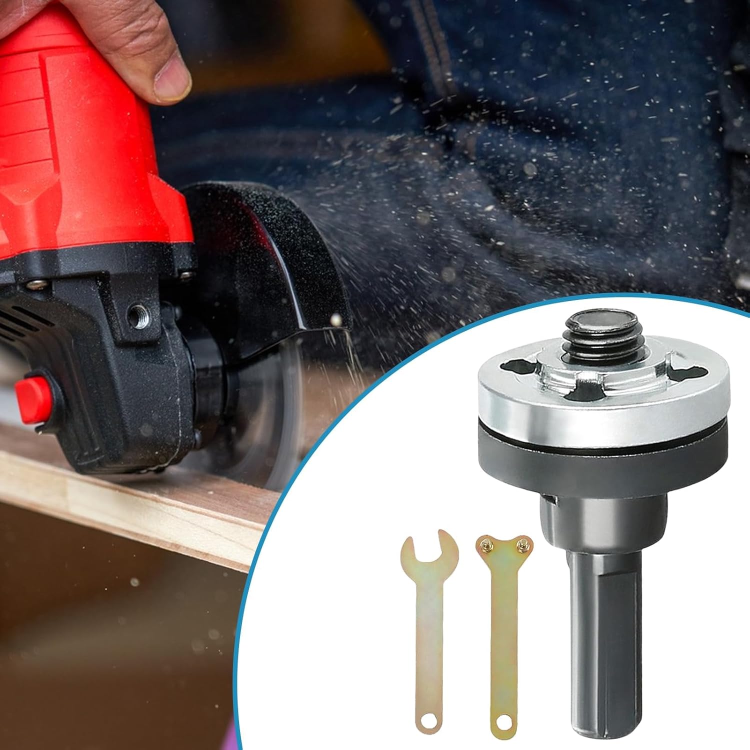 Cafeteriap Conversion Angle Grinding Adapter Connecting Rod Kit for Electric Drill, Power Tool Adapter Kit (1Pcs)