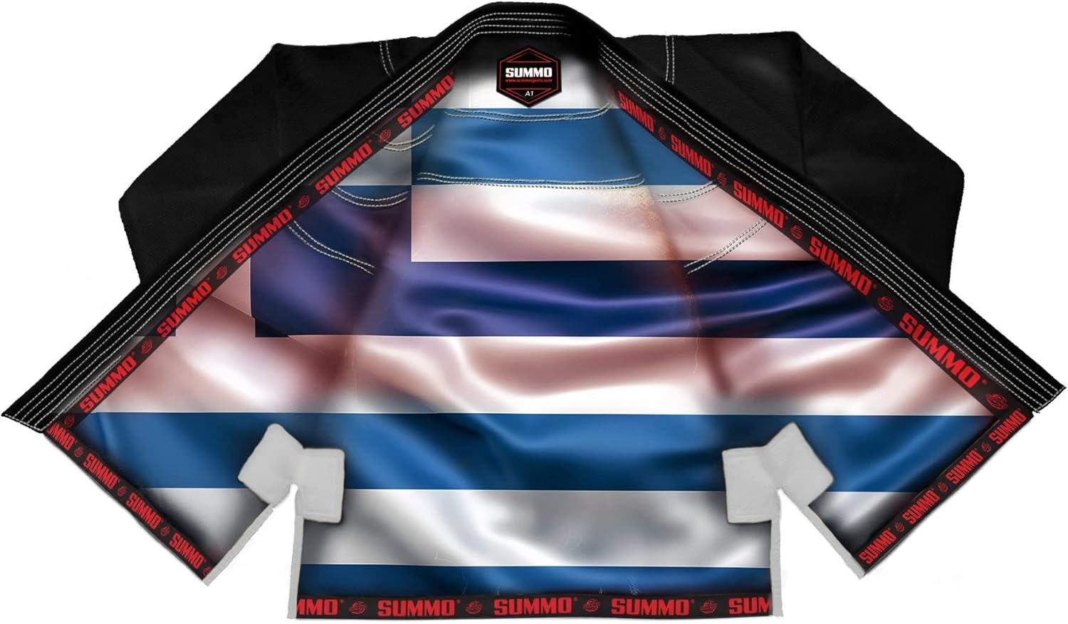 Summo Sports Greek Black SUblimation Bjj Gi