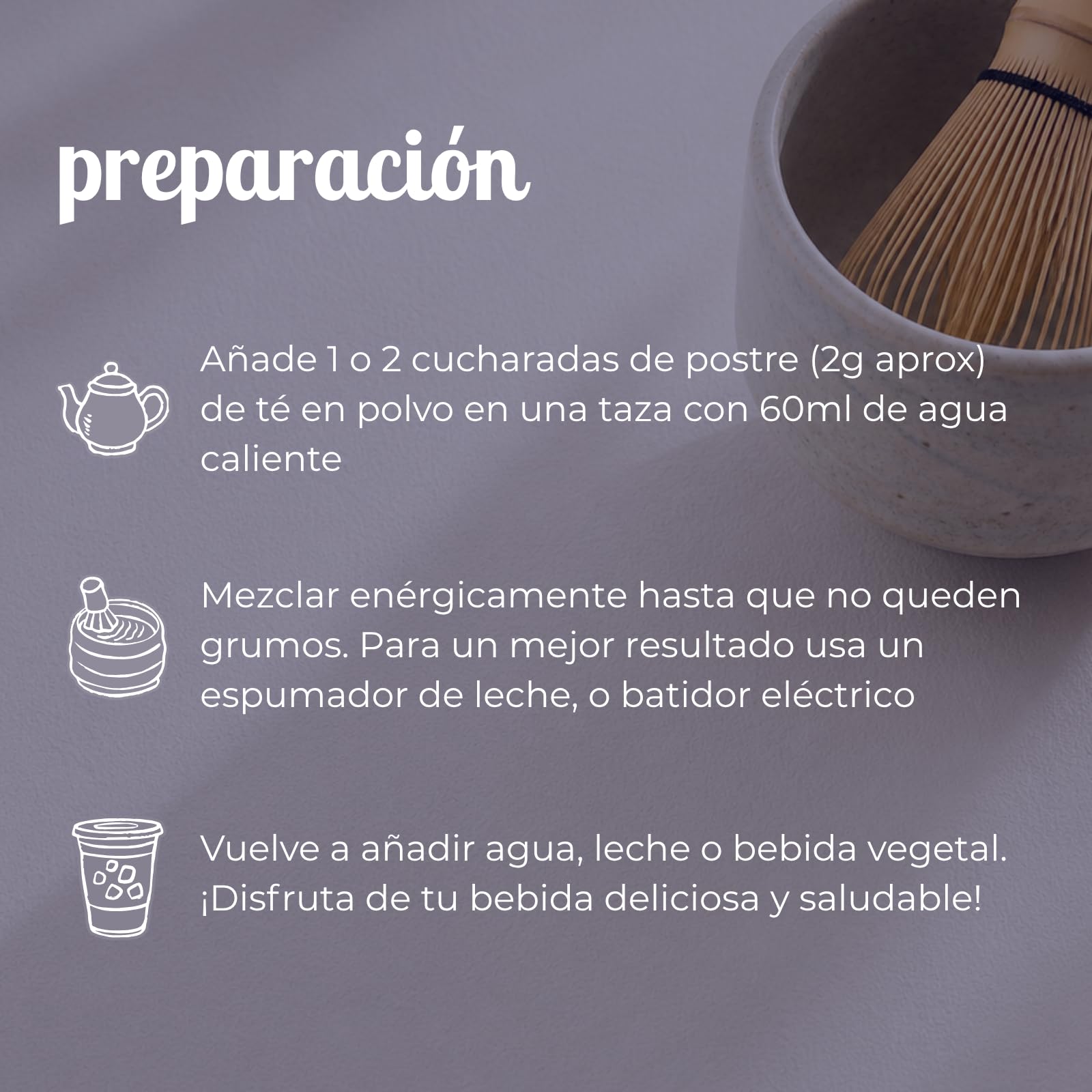 FUSIONATE Chai Latte 80% Té Negro India | Sin Azúcar | Masala Instantáneo en Polvo | Jengibre, Canela y Pimienta | Sin Aditivos | 100g