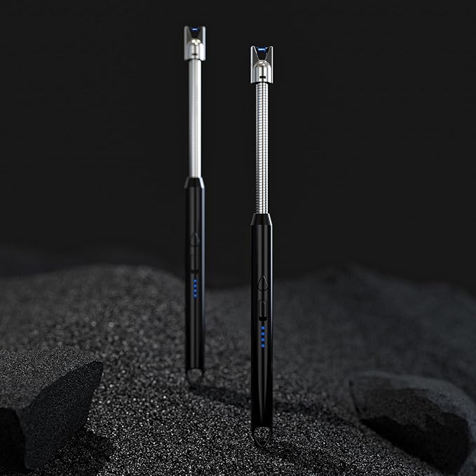 Encendedor Eléctrico de Plasma Recargable 2 Pack USB miniatura 7