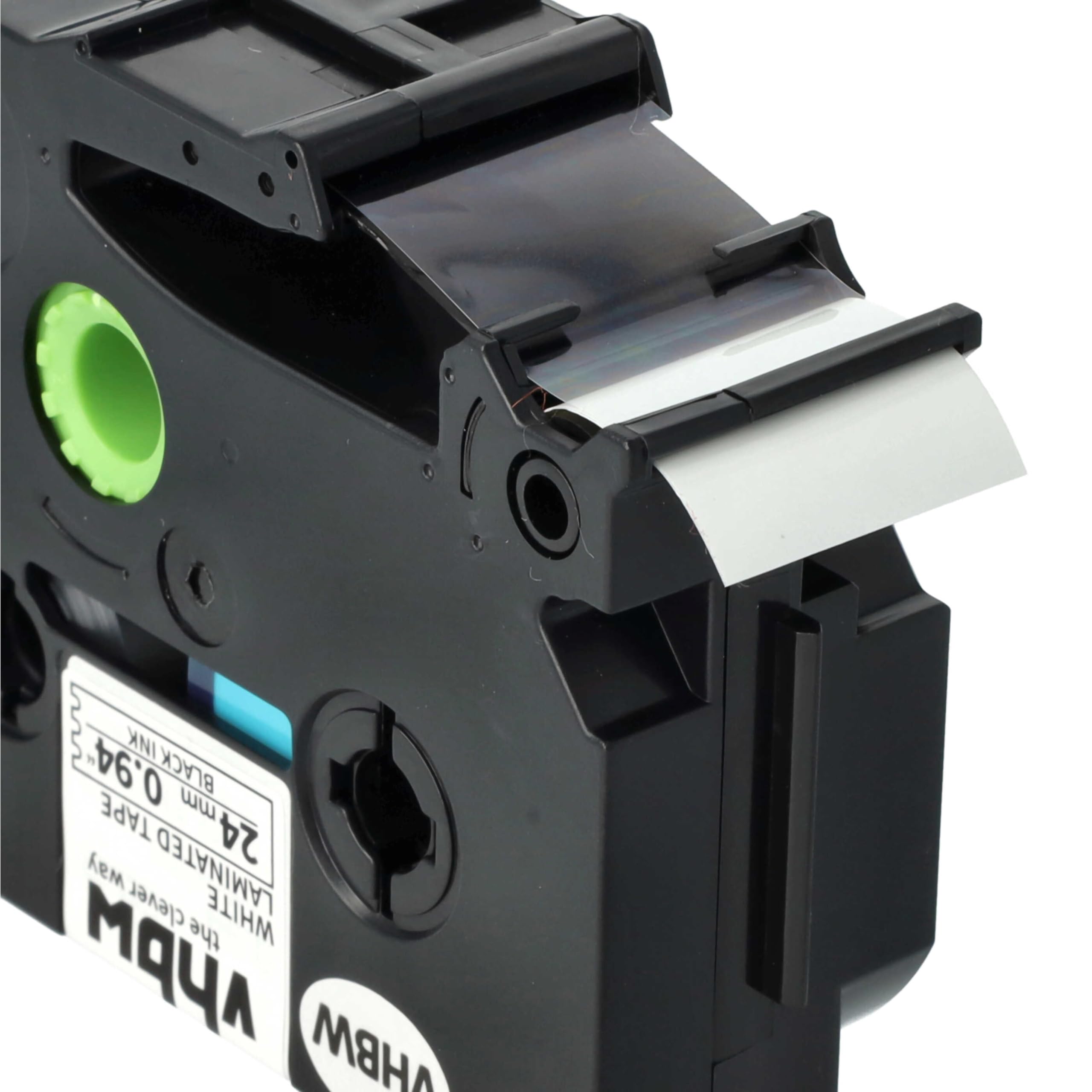 vhbw 10 x taśmy kompatybilne z drukarką etykiet Brother P-Touch RL 700 S, PT-P950W 8m x 24 mm, czarno-białe