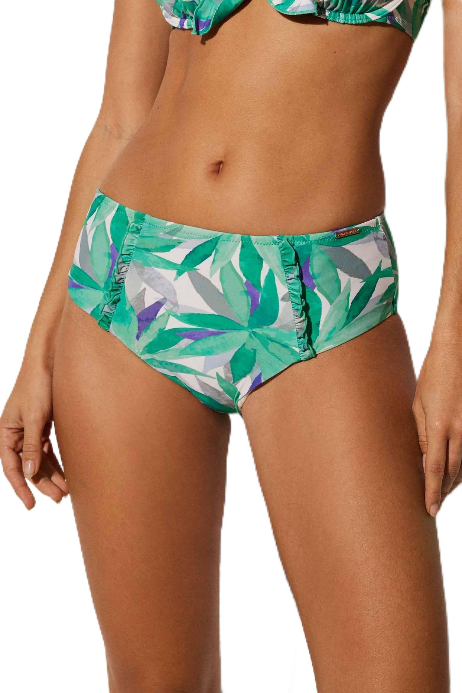 YSABEL MORA Braga Bikini Alta Reductora con Estampado de Flores