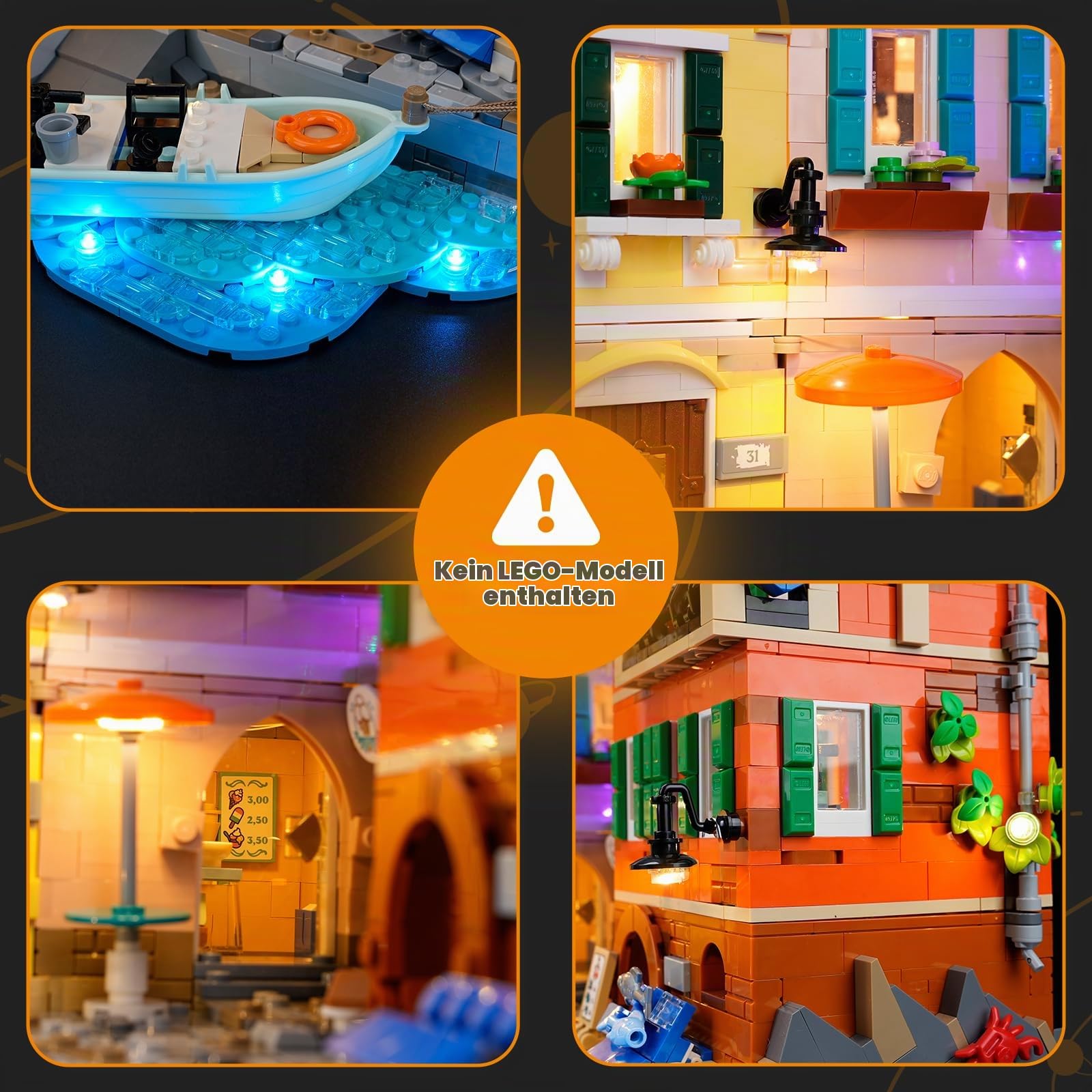 LIGHTAILING LED Licht für LEGO 21359 Die Italienische Riviera