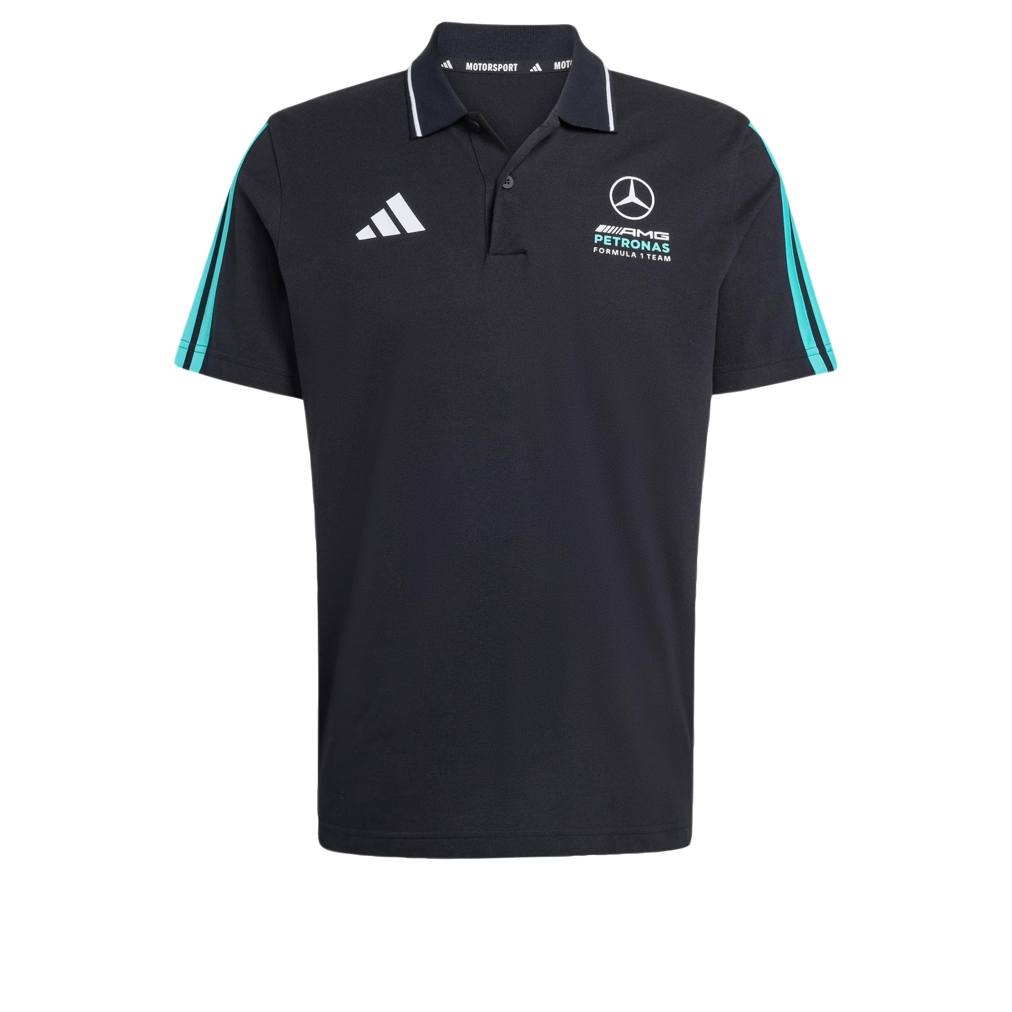 Adidas Noir Mercedes-Amg Petronas Formula One Team Dna Polo
