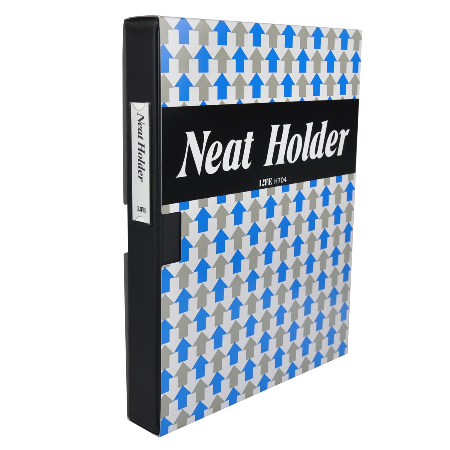 ライフ　ニートホルダー　Neat Holder LFE H713 黒　5冊セット Amazon.co.jp: ライフ ニートホルダー厚口 A4 黒 H704A : 文房具