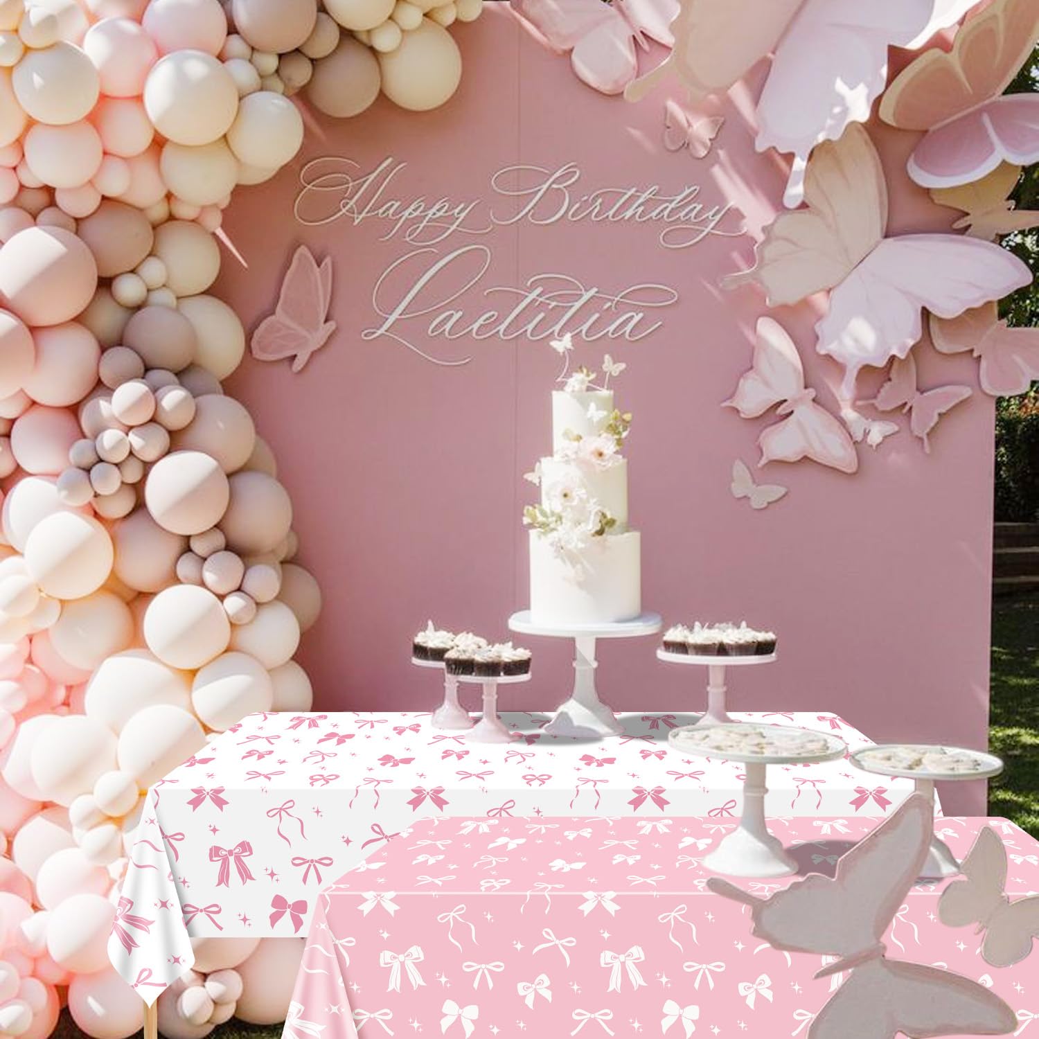 Forniture per feste termali, per 20 persone, stoviglie per feste a tema trucco – piatti da dessert, piatti, tazze, asciugamani, tovaglia da trucco spa per ragazze e donne, decorazione