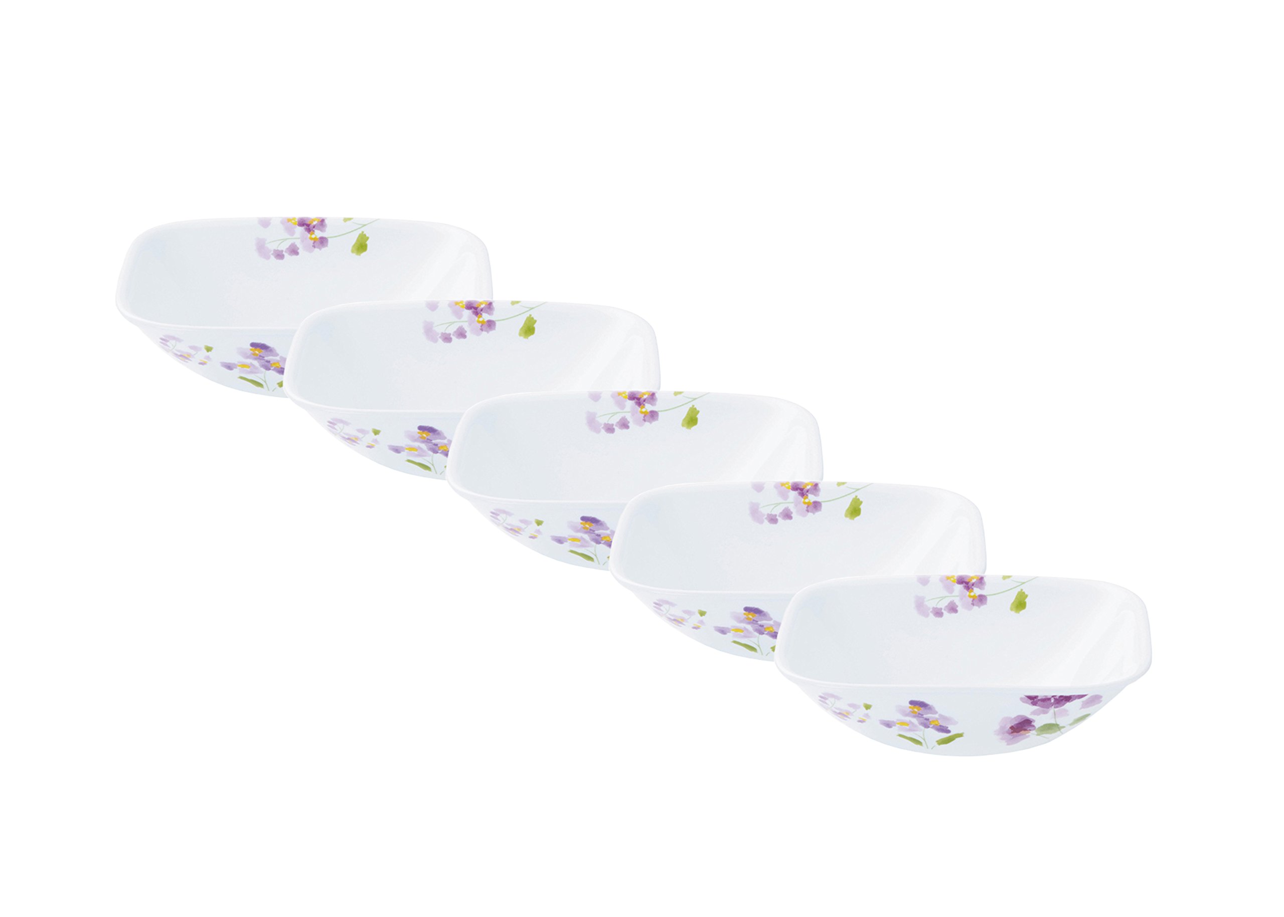 Amazon.co.jp: コレール 小鉢 バイオレットミスト スクエア小ボウル