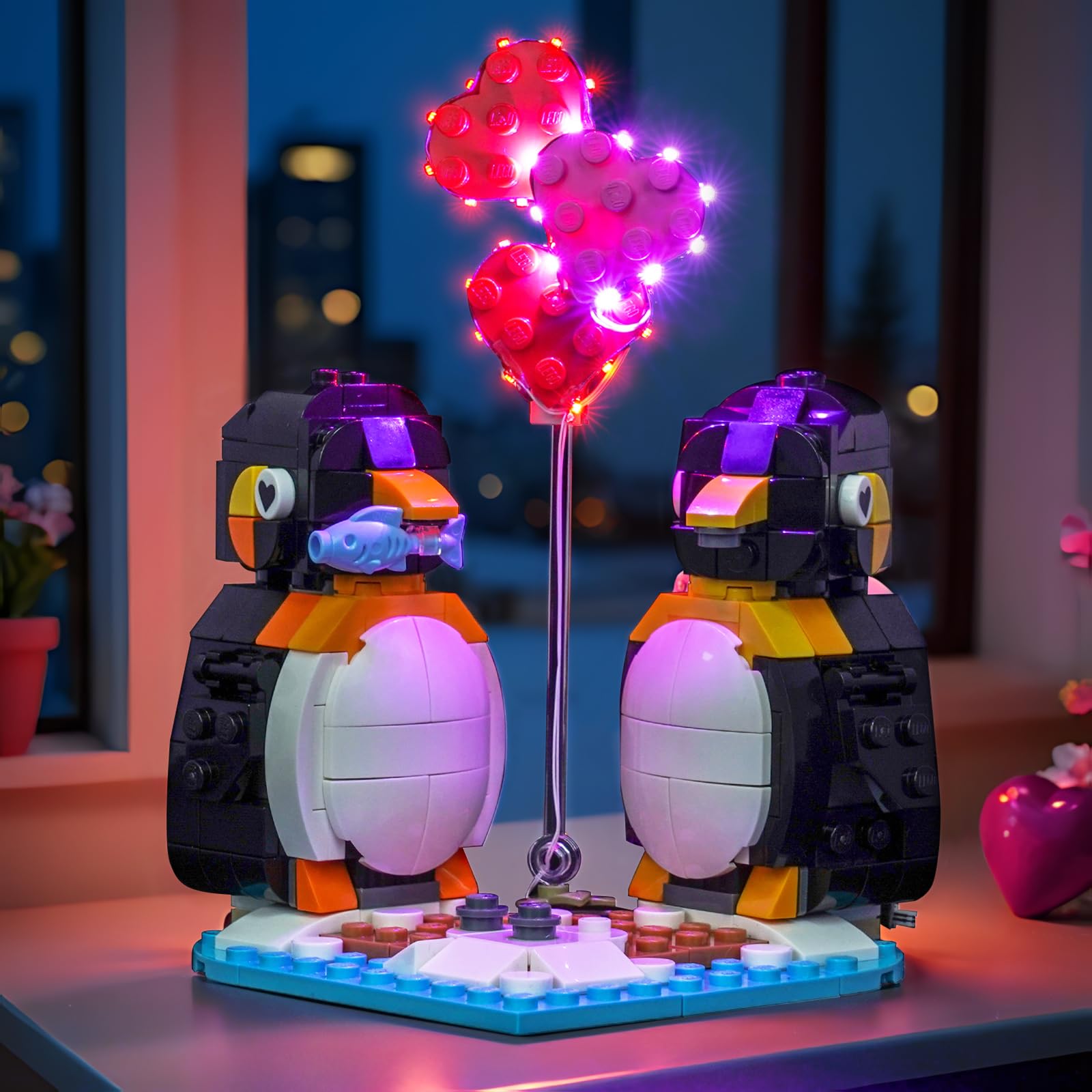 Light Kit Compatible with Lego 40886 Penguins in Love (No Model) - Image 4