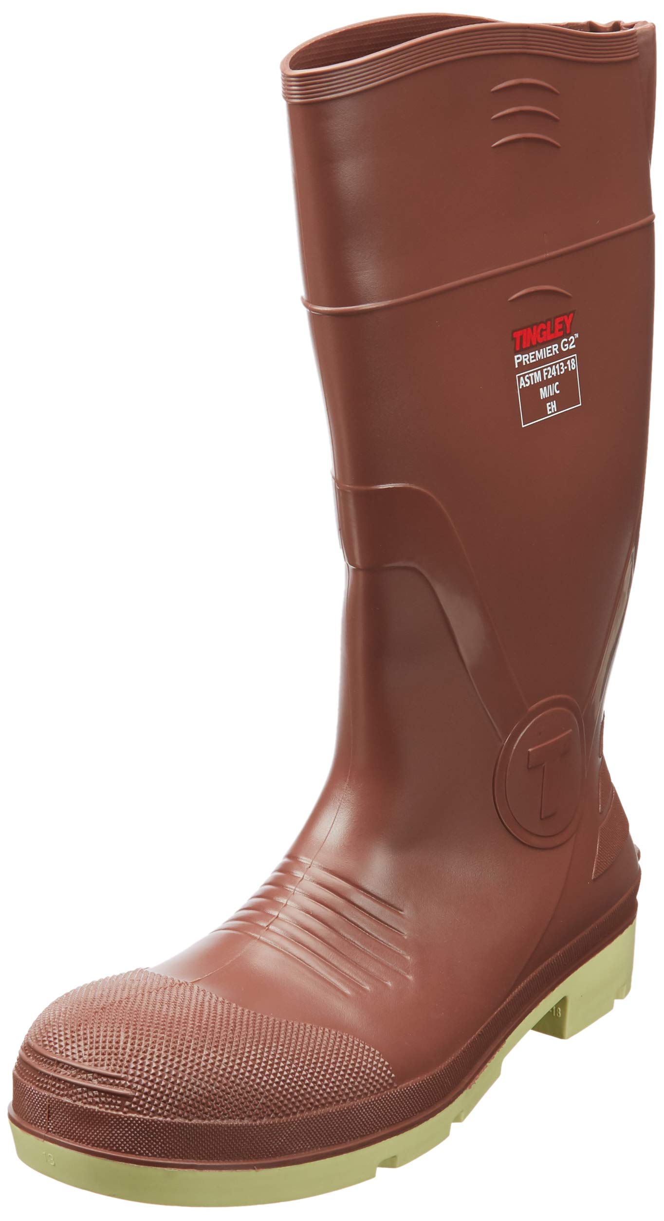 TINGLEY Size 13 Premier G2 Red 15"" PVC Knee Boots"