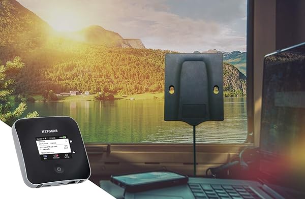 Netgear 6000450 MIMO Antenna di Rete con 2 Connettori TS 9 per Modem USB da 3G4G e Hotspots Mobili Colore Nero