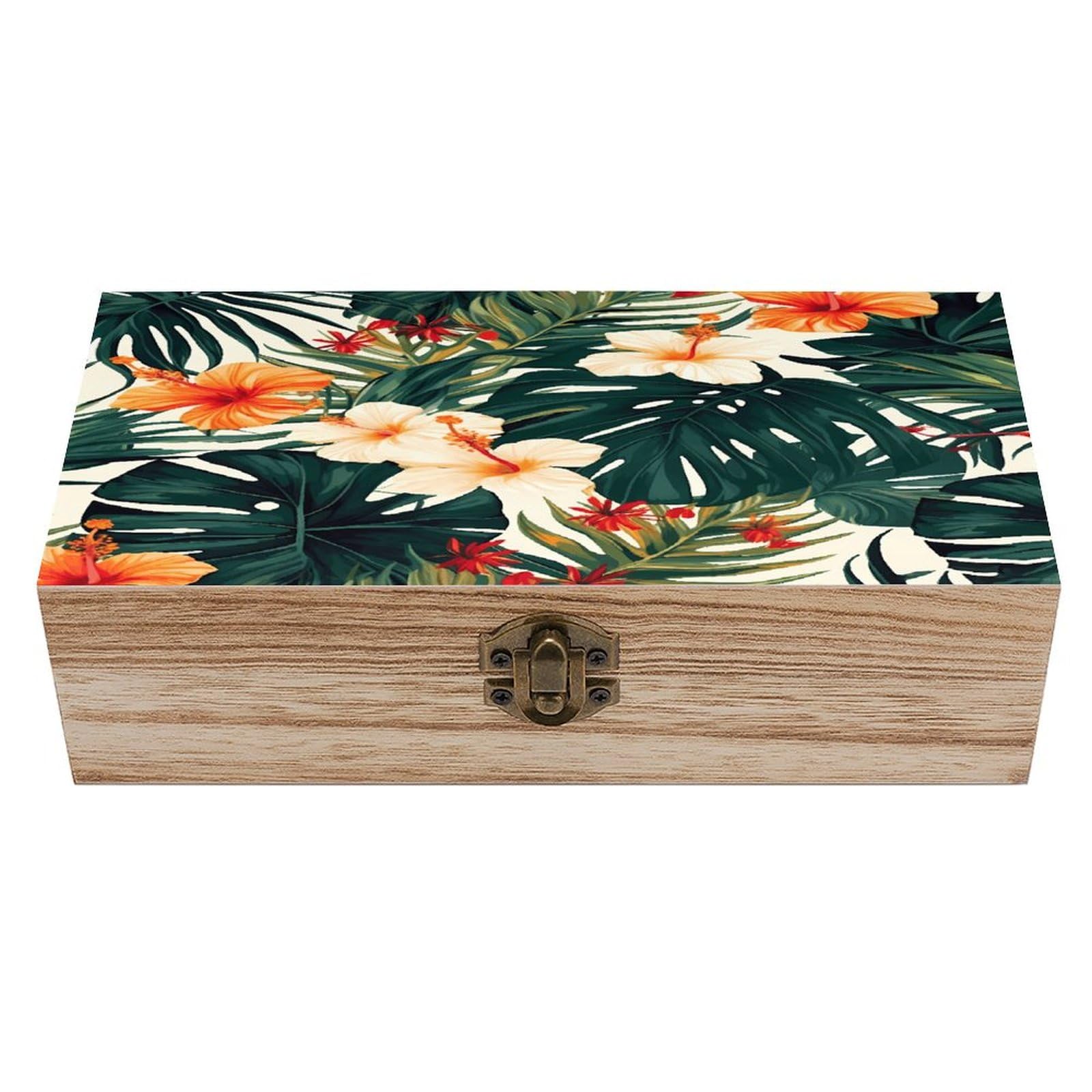 Amazon.com: WYUSPGK Wooden Storage Box, Tropical Summer Hawaiian