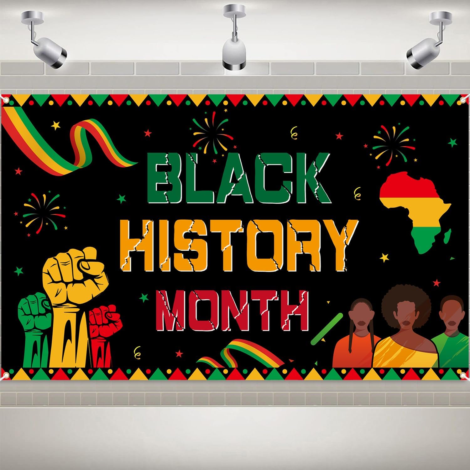 Black History Month Banner Black History Month Decorations
