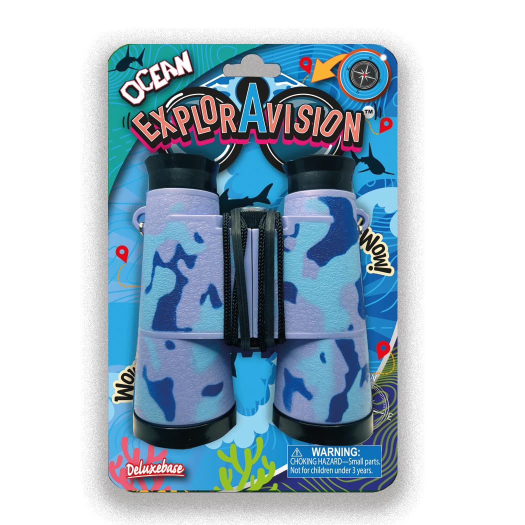 FAE-Kit d'explorateur extérieur Jumelles compactes pour enfants 8x21 HD pour l'observation des