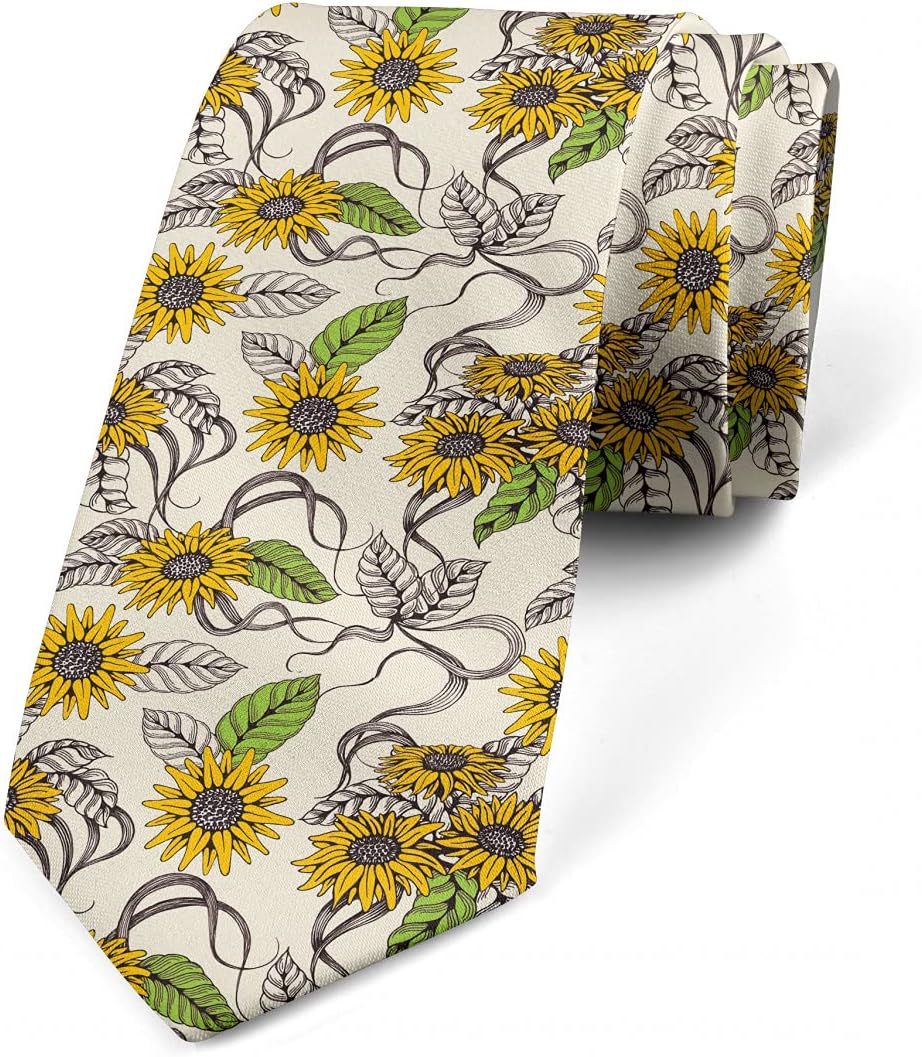 Ambesonne Multicolor Modern Men's Tie