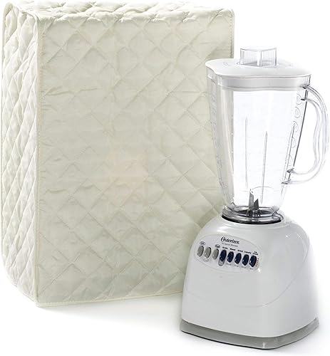 Covermates Keepsakes - Funda para licuadora, protección contra el polvo, resistente a las manchas, lavable, funda para electrodomésticos, color crema