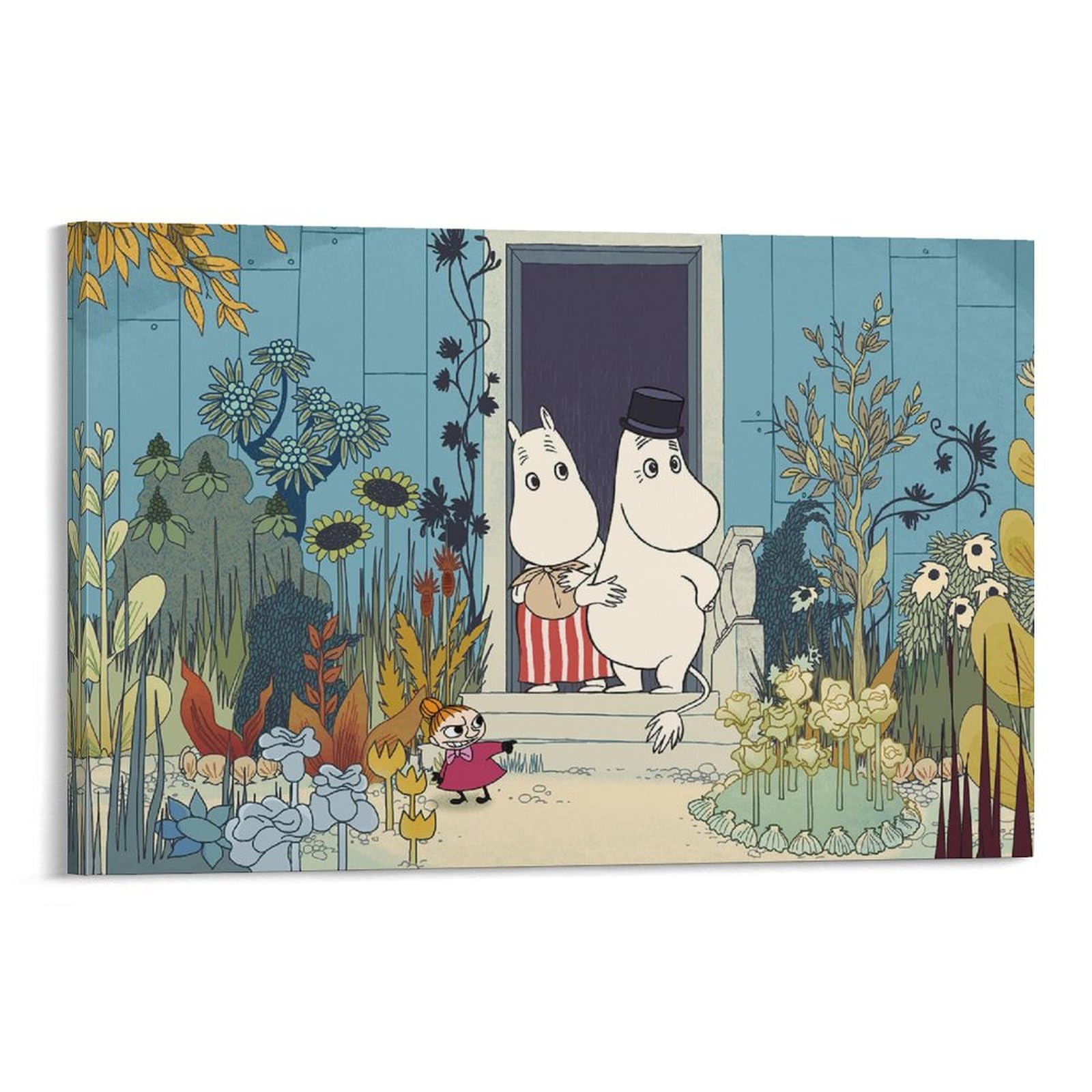 Amazon.co.jp: ムーミン Moomin 油絵 絵画 ポスター.8 プリント