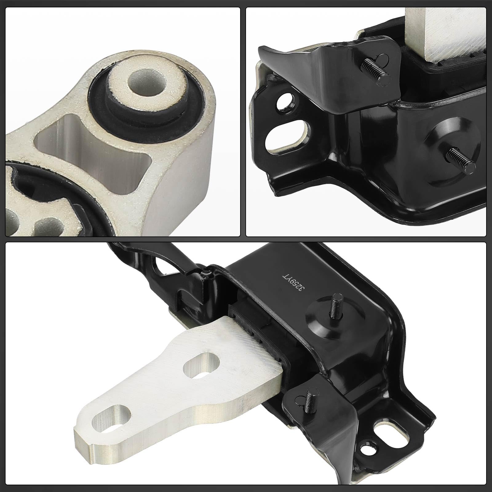 Frankberg 1x Supporto Motore + 1x Supporto del cambio + 1x Supporto di spinta Compatibile con Fiesta VI CB1 CCN 1.2L Fiesta VI CB1 CCN 1.0L B-Max JK 1.0L Fiesta VI CB1 CCN 1.4L EM-4154