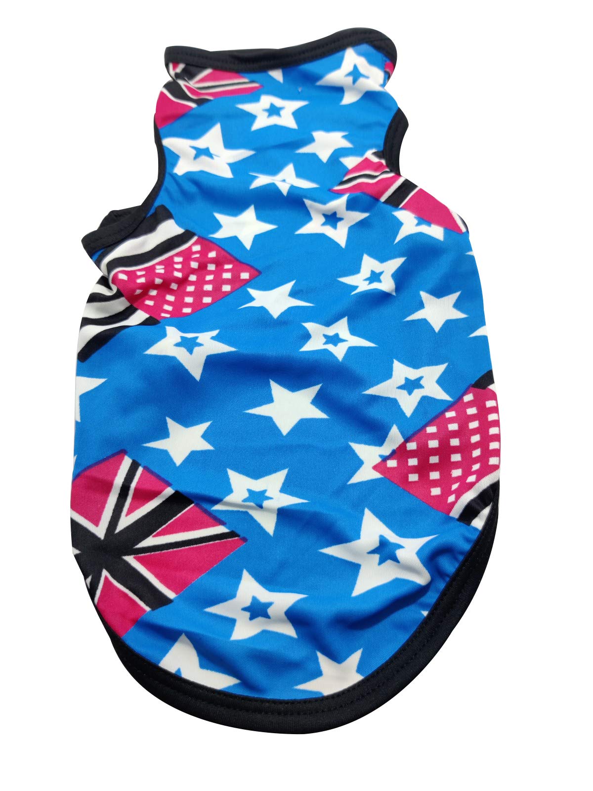 Pets Empire Summer Dog Cat Printed Clothes Breathable Vest Puppy Pet T-Shirt Chihuahua 1 Piece (24 INCH, Blue) (B0912NBW28) Amazon Price History, Amazon Price Tracker