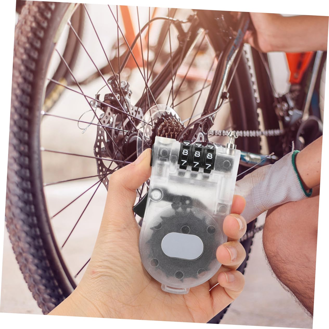 POPETPOP 9 Pcs Antivol Serrure De Sécurité Serrure De Sécurité Serrure De Ski Serrure De Vélo Serrure De Vélo Serrures De Serrure À Combinaison Antivol Serrure De Planche Serrure De