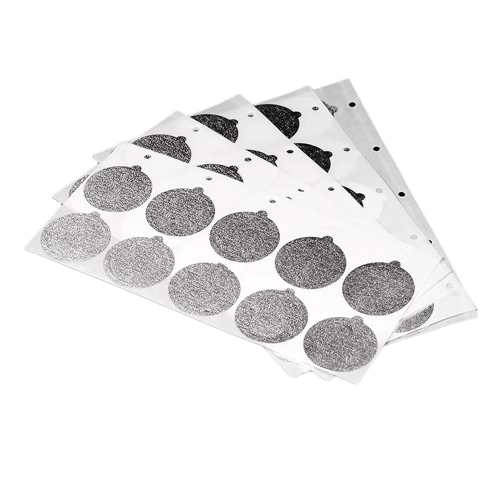 Elnwnnkc Of 100 Coffee Pods Aluminum Foil Lids 37mm Silver Seals for Home & Commercial Use Oxygen Barrier Coffee Seals