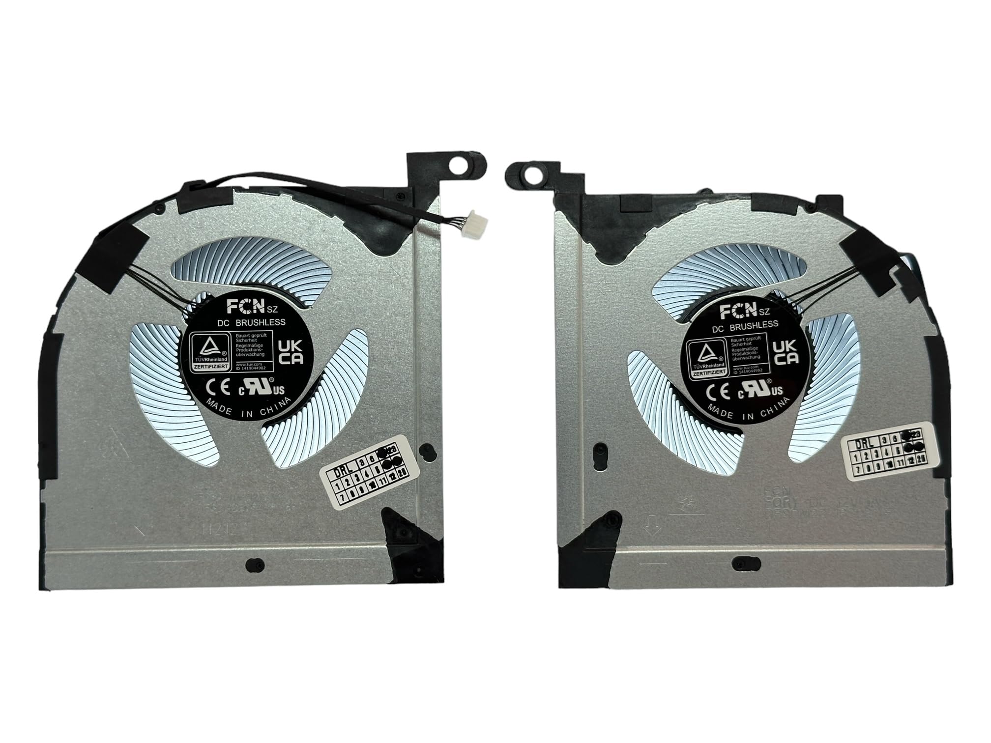 Ventilateur de refroidissement SET CPU + GPU pour Lenovo Legion Slim 5 16APH8, Slim 5 16IRH8; NP: DFSCL12E064861, DFSCM227163921, 5H40S20914, 5H40S20937;