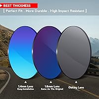 Vista 5 de OOWLIT Lentes de repuesto compatibles con Oakley Fives Squared Sunglass