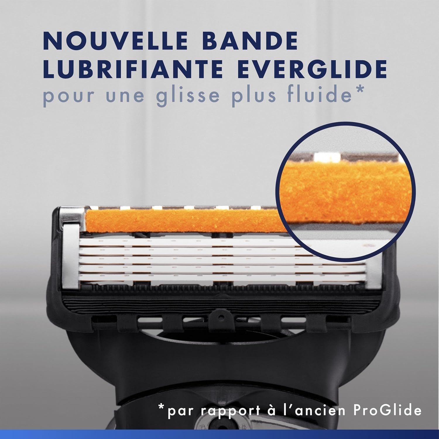 Gillette Lames de Rasoir Homme Proglide, Ultra Affutées, Pack de 12 | Cartouche Dotée de la Bande Lubrifiante x2 pour une Glisse Fluide, en Acier Inoxydable, 1 Recharge Jusqu’à 30 Rasages