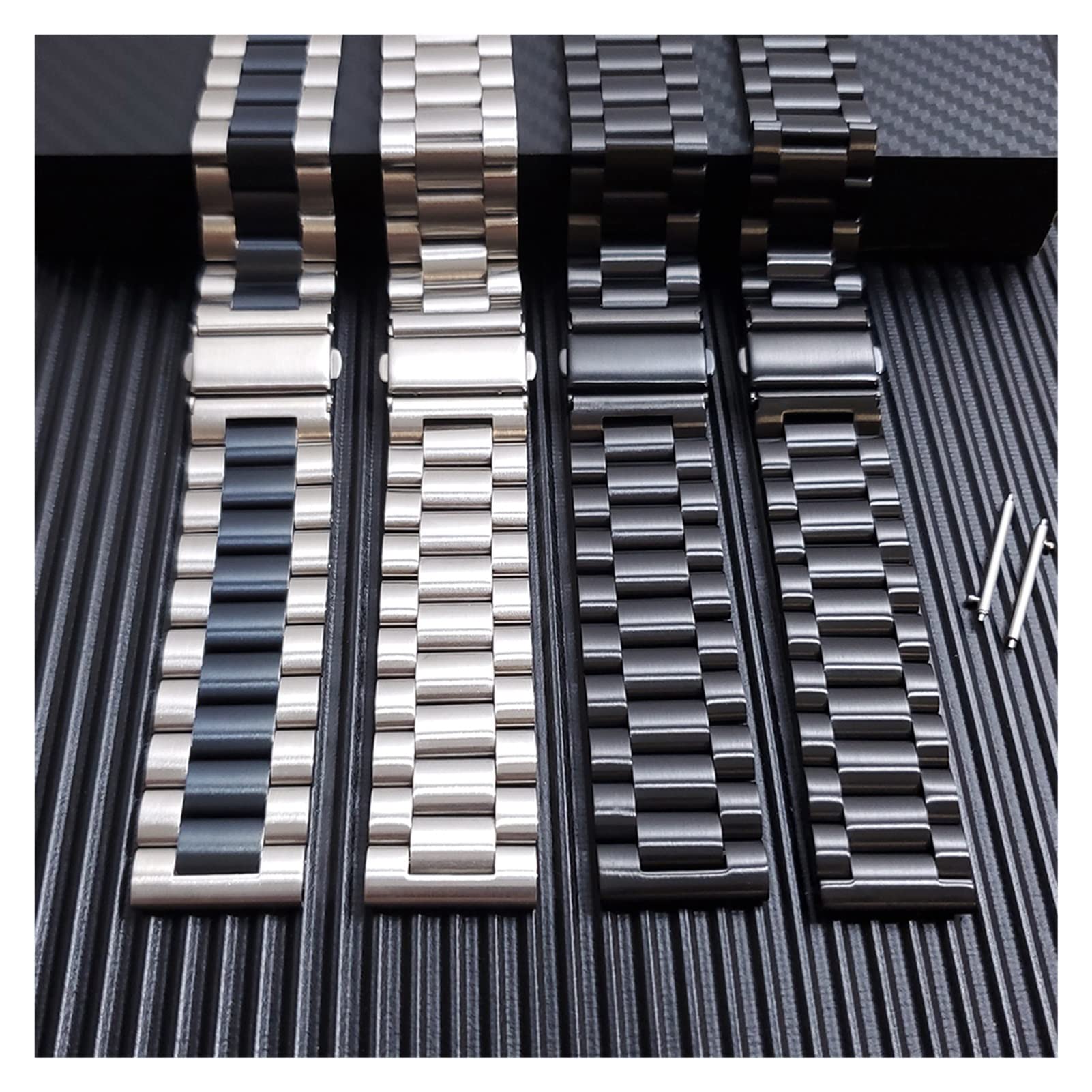 YGUKOJ Pasek ze stali nierdzewnej kompatybilny z Fossil Gen 6 44 mm GEN6 metalowy pasek kompatybilny z Fossil Gen 5E 44 mm/GEN 5 LTE 45 mm Smartwatch pasek do zegarka bransoletka