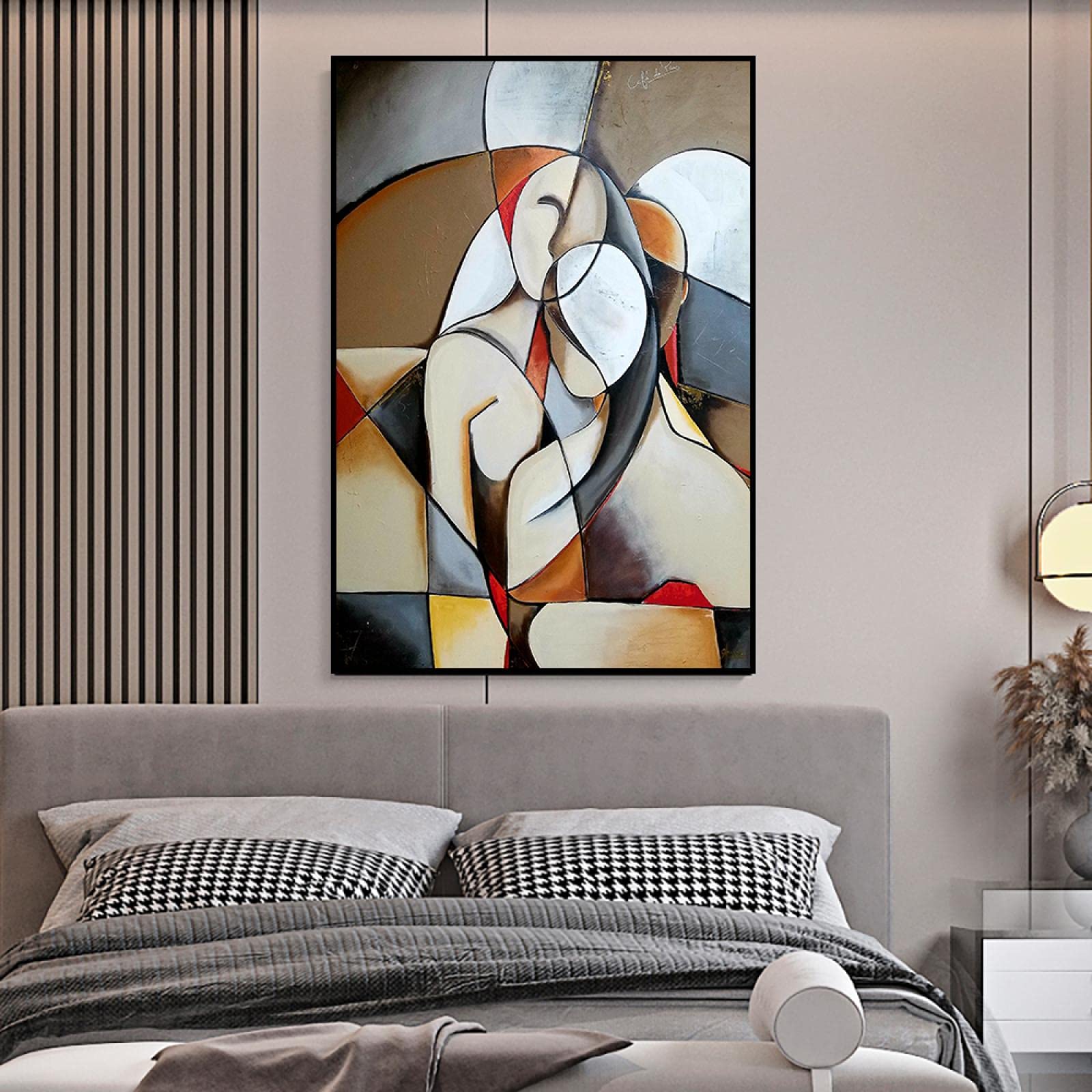 Sxkj Frameless Abstract Character Picture Picasso Works Poster Canvas Painting Room Wall Art Prints For Modern Home Decoration Murals 50X70cm