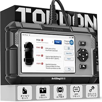 Amazon.co.jp: TOPDON AD500S obd2 診断機 日本語 自動車 故障診断機
