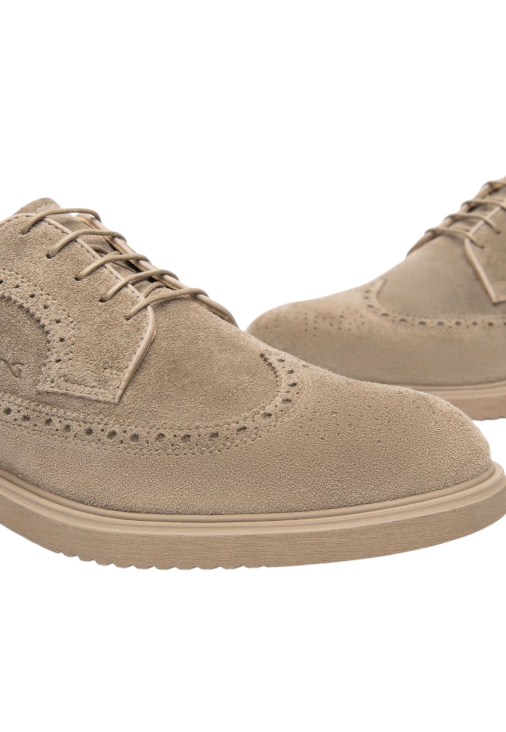 Nero Giardini E500611U Derby Uomo in Camoscio