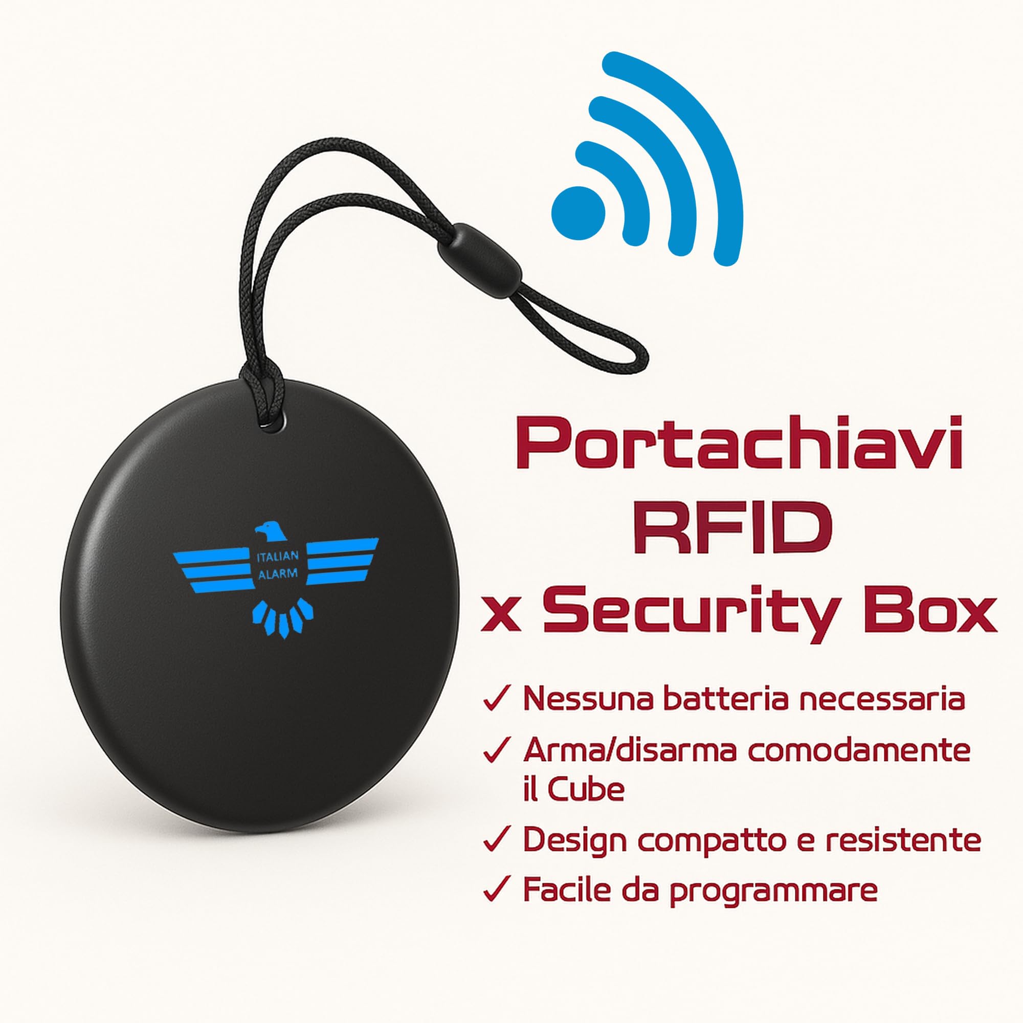 ITALIAN ALARM - Alarme maison sans fil avec application intelligente, kit antivol maison sans fil avec capteurs de portes et fenêtres, système de sécurité avec alerte manque courant, déjà configuré et