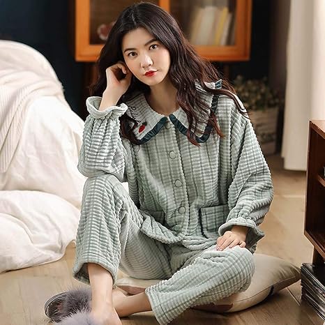 Amazon Co Jp Tshaoshunht フランネルスリーウェアナイトウェアレディース 暖かい2ピースパジャマスーツシャツ パンツナイトガウンソフトコーラルフリースバスローブホームウェア C M Color B Size Xxl 服 ファッション小物 Amazon Co Jp Tshaoshunht フランネルスリーウェアナイトウェアレディース 暖かい2ピースパジャマスーツシャツ パンツナイトガウンソフトコーラルフリースバスローブホームウェア C M Color B Size Xxl 服 ファッション小物
