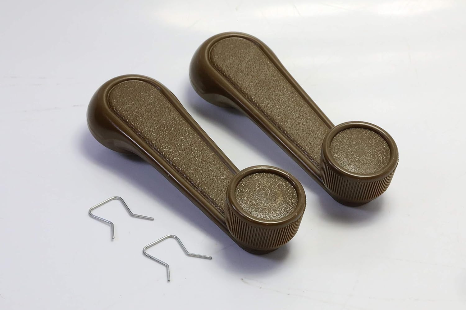Performance PFM-239892 Interior Window Crank Handle Pair Set Brown for Various Toyota Models