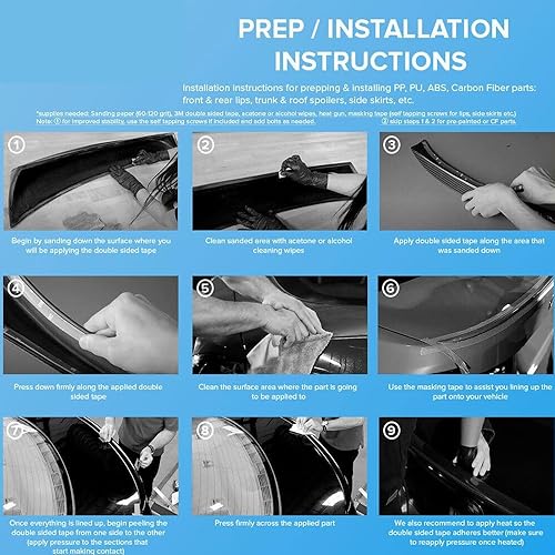 Miniatura 8 de VioziteGam 11Th Gen HPD Style Carbon Fiber Rear Trunk Wing FZ-HC224HPD-CF