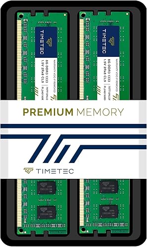 Miniatura 7 de Timetec Kit de 16 GB (2 x 8 GB) DDR3 1333 MHz PC3-10600 sin ECC sin búfer 1.5V CL9 2Rx8 de doble rango 240 pines UDIMM PC de escritorio de